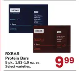 Jewel-Osco RXBAR Protein Bars offer
