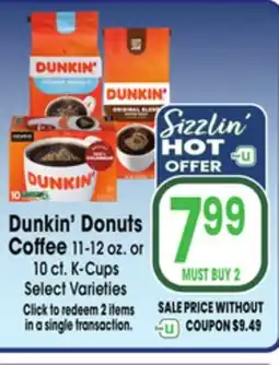 Jewel-Osco Dunkin' Donuts Coffee offer