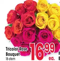 Jewel-Osco Tricolor Rose Bouquet offer