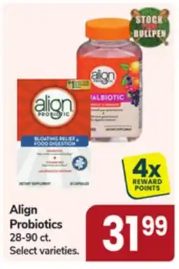 Jewel-Osco Align Probiotics offer