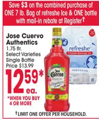 Jewel-Osco Jose Cuervo Authentics offer