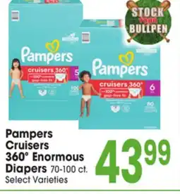 Jewel-Osco Pampers Cruisers 360º Enormous Diapers offer