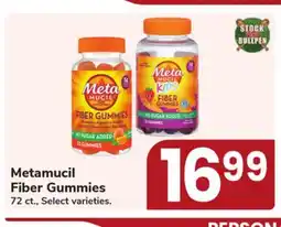 Jewel-Osco Metamucil Fiber Gummies offer