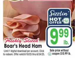 Jewel-Osco Boar's Head Ham offer