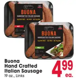 Jewel-Osco Buona Hand Crafted Italian Sausage offer