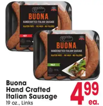 Jewel-Osco Buona Hand Crafted Italian Sausage offer