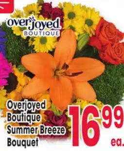 Jewel-Osco Overjoyed Summer Breeze Bouquet offer