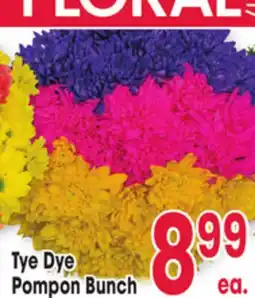 Jewel-Osco Tye Dye Pompon Bunch offer