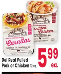 Jewel-Osco Del Real Pulled Pork or Chicken offer