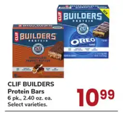 Jewel-Osco CLIF BUILDERS Protein Bars offer