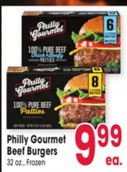 Jewel-Osco Philly Gourmet Beef Burgers offer