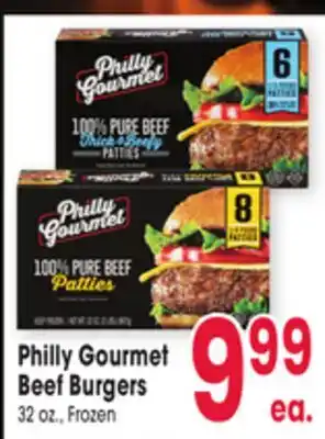 Jewel-Osco Philly Gourmet Beef Burgers offer