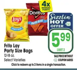 Jewel-Osco Frito Lay Party Size Bags offer
