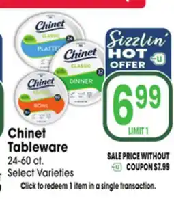 Jewel-Osco Chinet Tableware offer