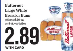 Mariano's Butternut Large White Bread or Buns offer