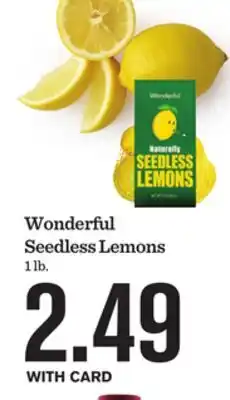 Mariano's Wonderful Seedless Lemons offer