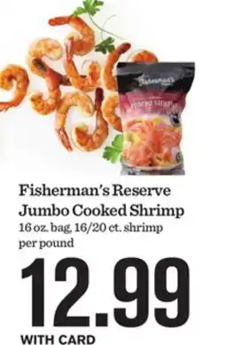 Mariano's Fisherman's Reserve Jumbo Cooked Shrimp offer