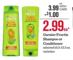 Mariano's Garnier Fructis Shampoo or Conditioner offer