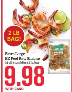 Mariano's Extra Large EZ Peel Raw Shrimp offer