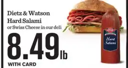 Mariano's Dietz & Watson Hard Salami offer