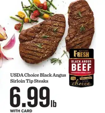 Mariano's USDA Choice Black Angus Sirloin Tip Steaks offer