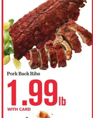 Mariano's Pork Back Ribs offer