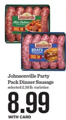 Mariano's Johnsonville Party Pack Dinner Sausage offer