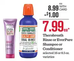 Mariano's Therabreath Rinse or EverPure Shampoo or Conditioner offer