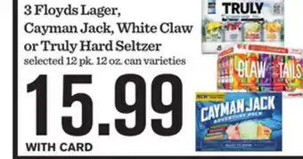 Mariano's 3 Floyds Lager, Cayman Jack, White Claw offer