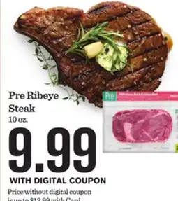 Mariano's Pre Ribeye Steak offer