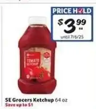 Winn Dixie SE Grocers Ketchup offer