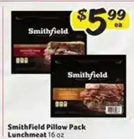 Winn Dixie Smithfield Pillow Pack Lunchmeat offer