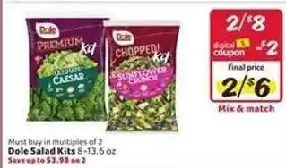 Winn Dixie Dole Salad Kits offer