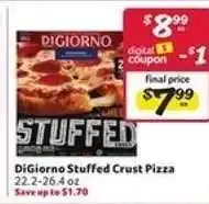 Winn Dixie DiGiorno Stuffed Crust Pizza offer