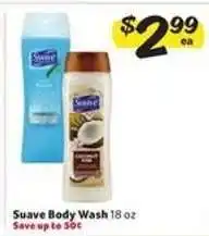 Winn Dixie Suave Body Wash offer