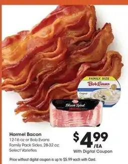 Kroger Hormel Bacon offer