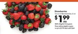 Kroger Strawberries or Blackberries offer