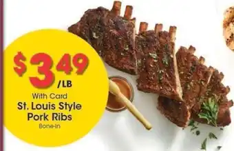Kroger St. Louis Style Pork Ribs offer