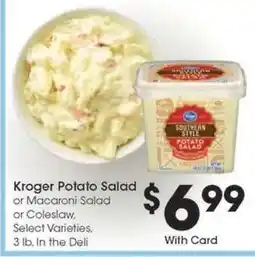 Kroger Kroger Potato Salad offer