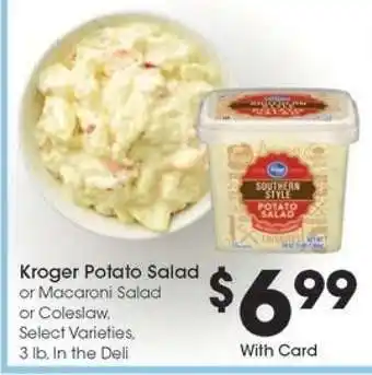 Kroger Kroger Potato Salad offer