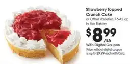 Kroger Strawberry Topped Crunch Cake offer