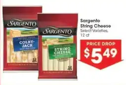 Kroger Sargento String Cheese offer