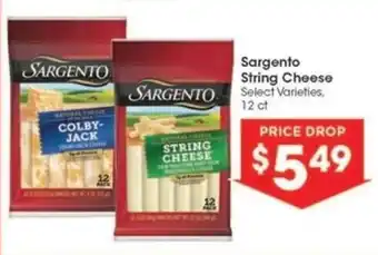 Kroger Sargento String Cheese offer