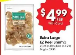 Kroger Extra Large EZ Peel Shrimp offer