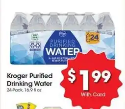 Kroger Kroger Purified Drinking Water offer