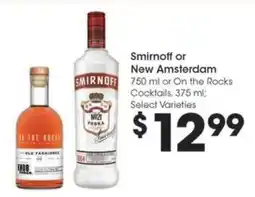 Kroger Smirnoff or New Amsterdam offer