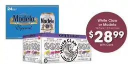 Kroger White Claw or Modelo offer