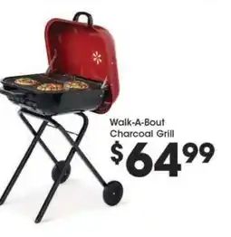 Kroger Walk-A-Bout Charcoal Grill offer
