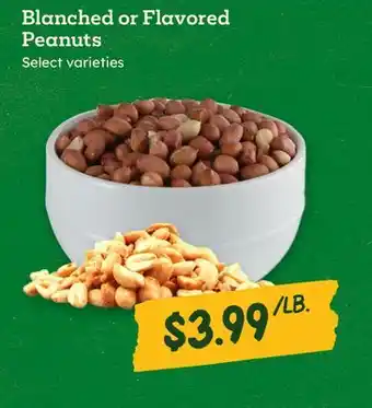 Sprouts Farmers Market Blanched or Flavored Peanuts offer