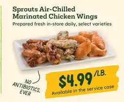 Sprouts Farmers Market Sprouts Air-Chilled Marinated Chicken Wings offer